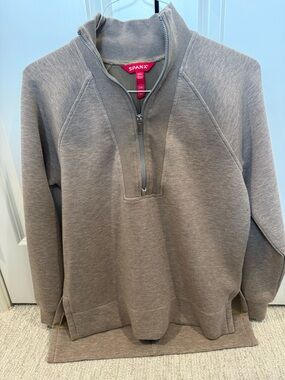 Spanx air essentials 1/4 zip long length